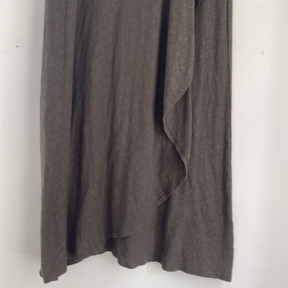 Susina cotton polyester blend elastic waist knit tulip hem wrap maxi skirt sz M - Picture 3 of 7